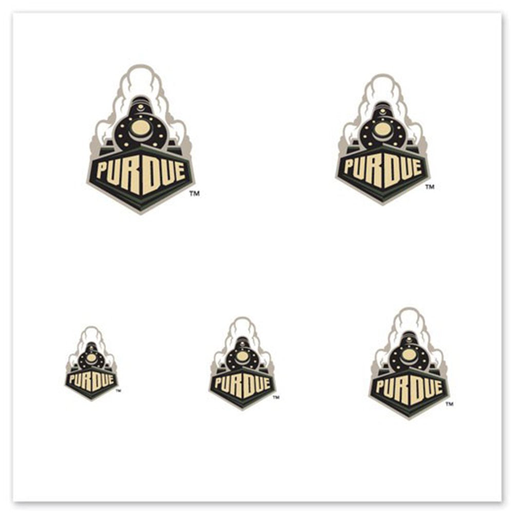 NCAA Purdue Boilermakers 4-Pack Temporary Nail Tattoos