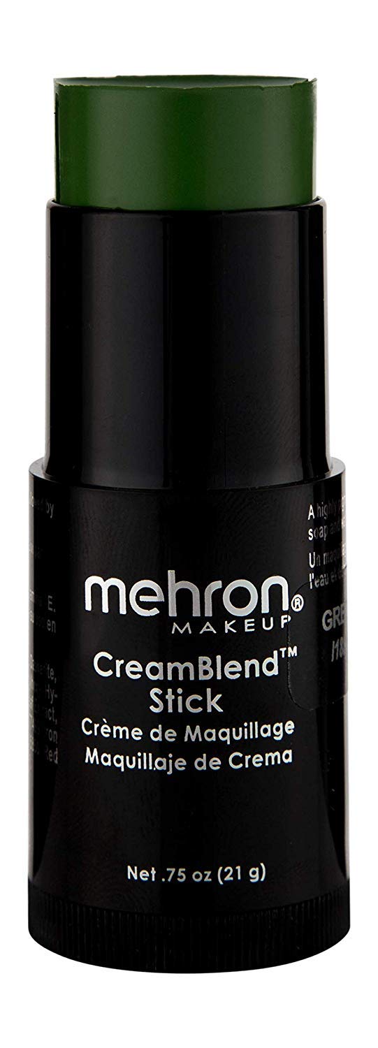 Mehron Makeup CreamBlend Stick (0.75 ) (GREEN)
