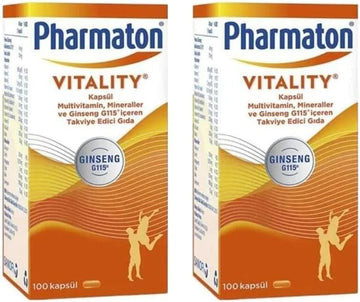 PHARMATON Vitality 100 Capsules to Restore Physical Efficiency with MU