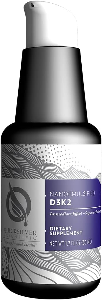 Quicksilver Scientific Nanoemulsified D3K2 - Emulsified Liquid Vitamin