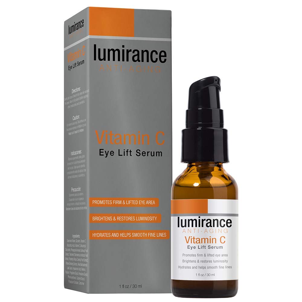 Lumirance Vitamin C Eye Lift Serum, Minimizes the Look of Wrinkles and Crows Feet, Helps with Firming and Dark Circles, 30ml/1