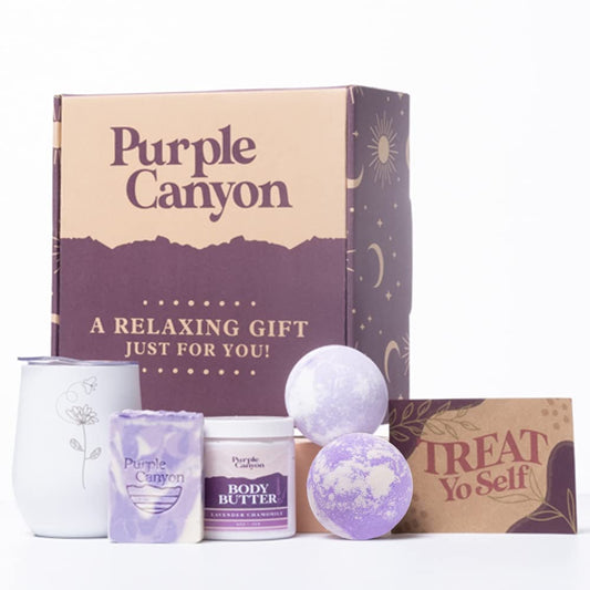 Esupli.com  Purple Canyon Bath Gift Set for Women | Relaxing