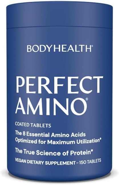 BodyHealth PerfectAmino (150 ct) Easy to Swallow Tablets, Essential Am