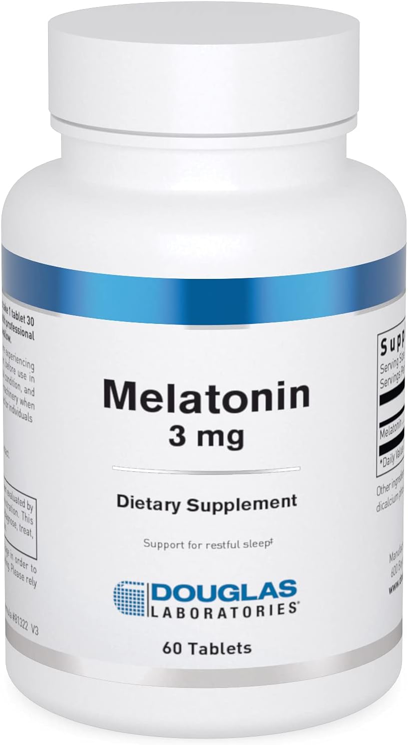 Douglas Laboratories Melatonin 3 Mg | Supports Sleep/Wake Cycles | 60