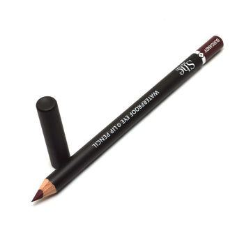 1 She Makeup WP27 BURGUNDY WaterProof Eye & Lip Liner Pencil Eyeliner Lipliner 0.04  1.2g + Zipper Bag, Full Size