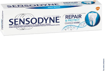 Sensodyne: "Repair & Protect" Toothpaste, powered by NovaMin 2.53 uid  (75) Tube [ Italian Import ]