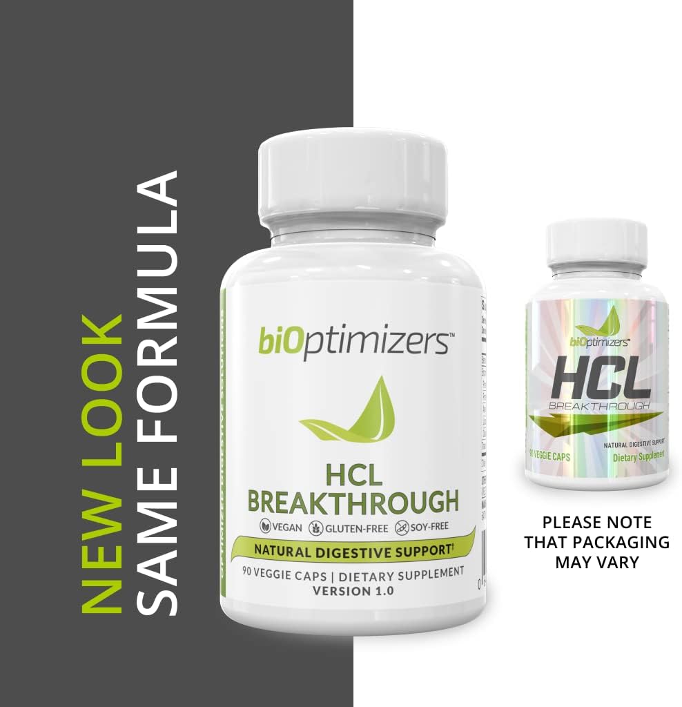 BiOptimizers - HCL Breakthrough (90 Capsules) and Gluten Gua