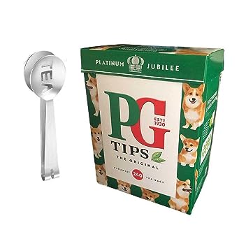 240 Original Pyramid Tea Bags From Great Britain + Tea Bag Spoon