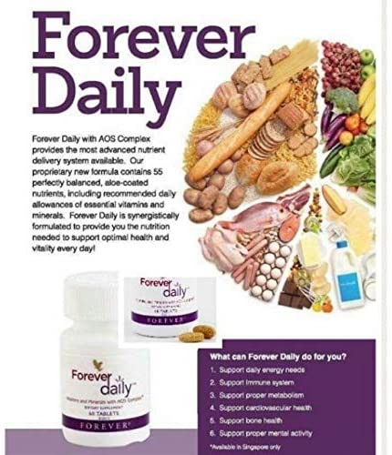 Forever Living Daily Multi-Vitamins, Pack of 2 60 each