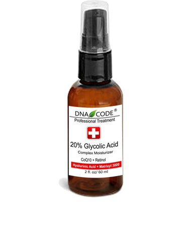 DNA Code®- 20% Glycolic Acid Complex Skin Renewal Moisturizer w/Retinol, CoQ10, B5 and More