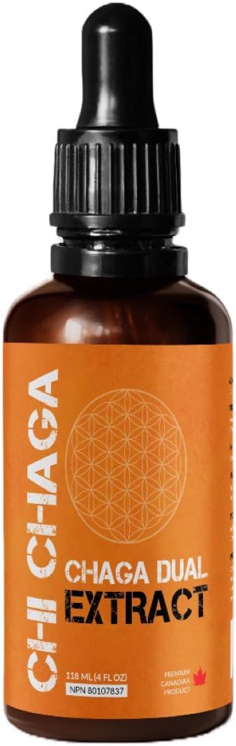 Chaga Mushroom Dual Extract Tincture - Premium Immune Health Support 1