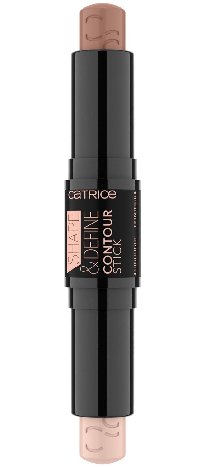 Catrice | Shape & Define Contour Stick | Dual Ended Cream Highlight & Contour | Easy to Apply & Blend | Vegan & Cruelty Free | Free From Parabens, Gluten, Alcohol, Oil, Phthalates, & Microplastics (010 | Light)