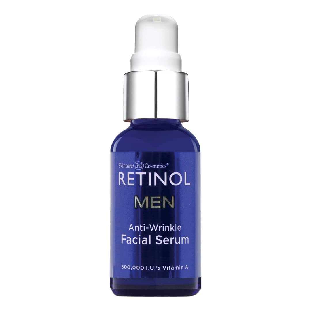 Retinol Men’s Anti-Wrinkle Facial Serum – The Original Retinol Anti-Aging Men’s Formula For Younger Looking Skin – Vitamin-Enriched To Smooth Fine Lines & Wrinkles, Improve Tone & Promote Firmness