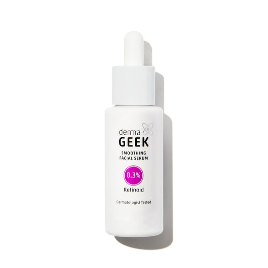 Derma Geek Smoothing Facial Serum 0.3% Retinoid for fine lines and wrinkles