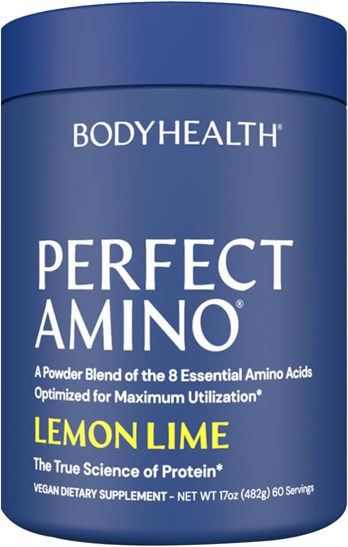 BodyHealth PerfectAmino Powder Lemon Lime (60 Servings) Best Pre/Post