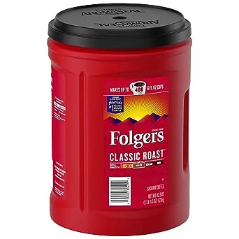 Folger Classic Roast - Medium Roast Ground Coffee
