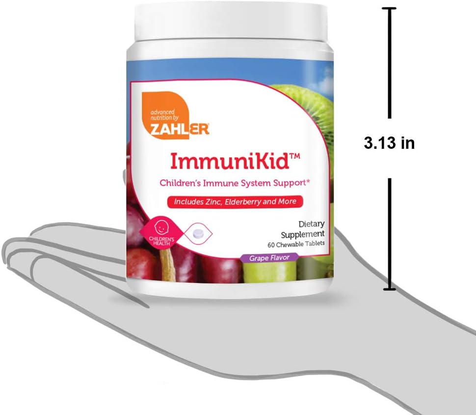 Zahler ImmuniKid, Powerful Immune System Support for Kids with Zinc, E