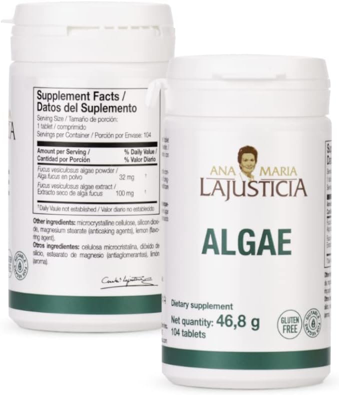 ANA MARIA LAJUSTICIA - Algae - Sugar Free, Gluten Free and Vegan Frien