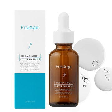 fraiage derma shot active ampoule 30  1.01  _Skin Energy, Moisturizing, Calming,Pore Care, Hyaluronic Acid & Spicule serum, spicule from sea sponges &Hydrating Facial Serum,Korean Skincare