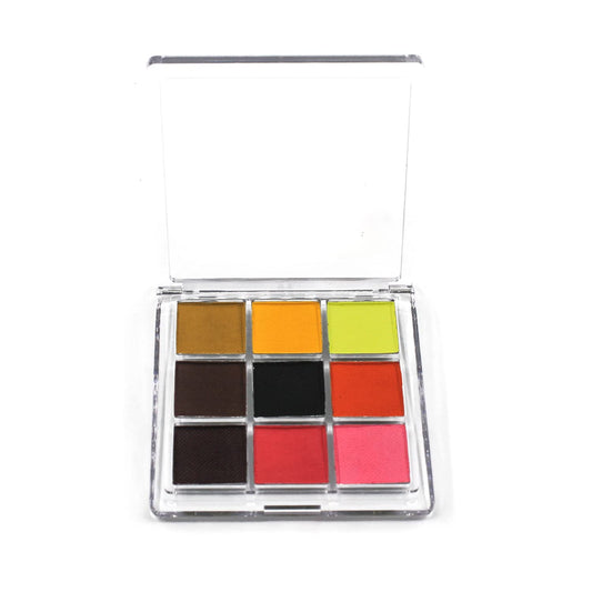 Maydear Water Activated Eyeliner, 9 Colors Matte Eyeliner Cream Palette, Color Face and Body Paint