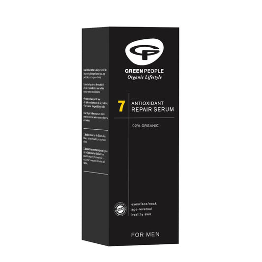 Men's Care - 7 Active Fix Repair Serum Green People 50  Cream