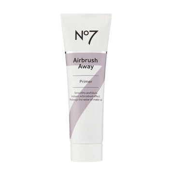 No7 Airbrush Away Primer - Hydrating Face Primer for Fine Lines And Wrinkles - Makeup Primer with Hyaluronic Acid - Foundation Base Primer for a awless Makeup Finish (30)