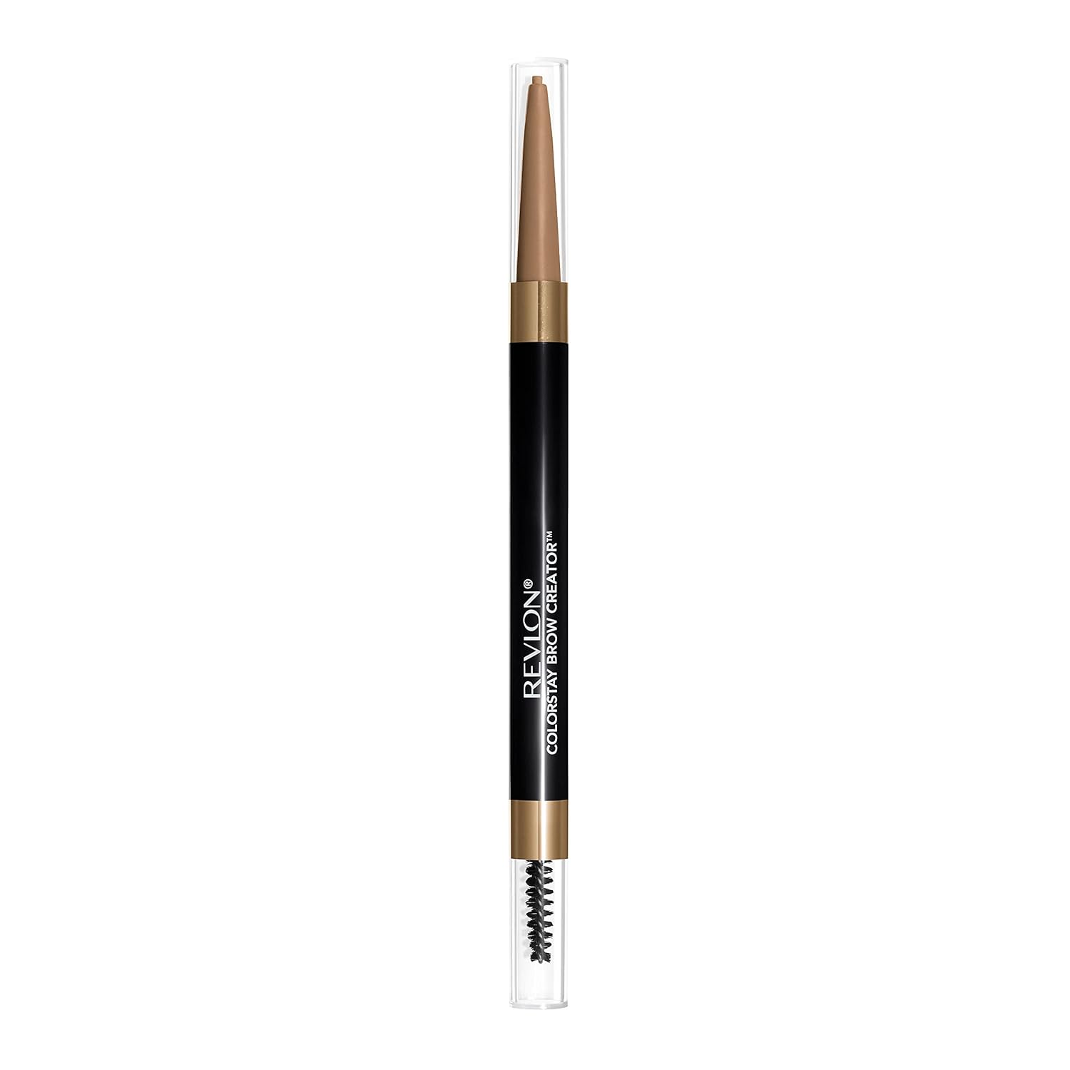 Revlon Eyebrow Pencil & Powder, ColorStay Brow Creator 2-in-1 Eye Makeup with Spoolie, Longwearing with Precision Tip, 600 Blonde, 0.23