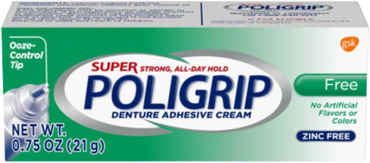 Super PoliGrip Denture Adhesive Cream 0.75  (3 Pack)