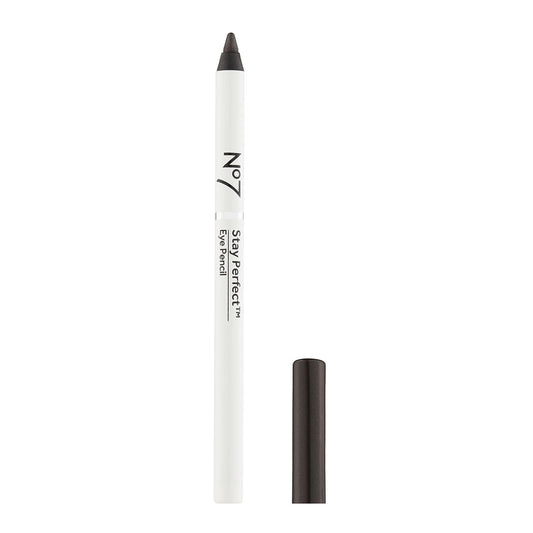 No7 Stay Perfect Amazing Eye Pencil - Black - Precision Tip Pencil Eyeliner for Silky, Effortlessly Smooth Texture - Up to 12 Hrs of Long Wearing, Waterproof Pigment (1g)