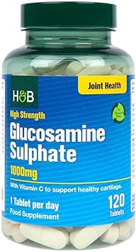 Holland & Barrett Glucosamine Sulphate 1000Mg - With Vitamin C - 120 T230 Grams