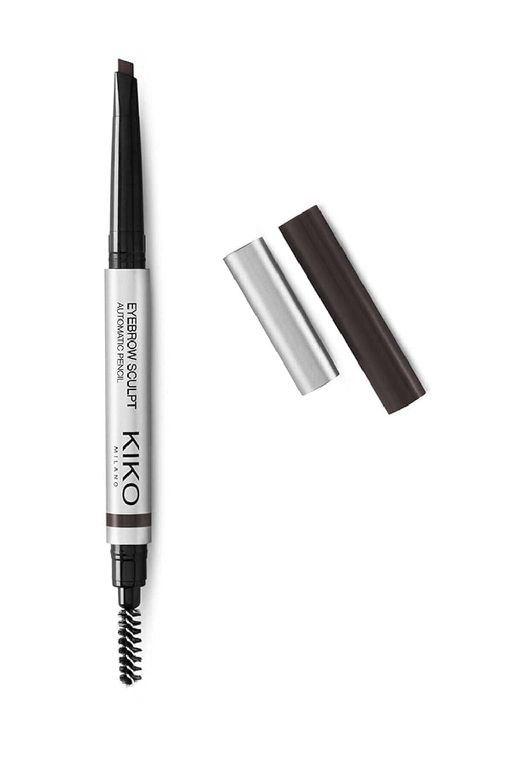 KIKO MILANO - Eyebrow Sculpt Automatic Brown Eyebrow Pencil For Sculpted Eyebrows | 06 Blackhaired | Hypoallergenic Brow Liner | Cruelty Free Makeup | Professional Makeup | Made in Italy