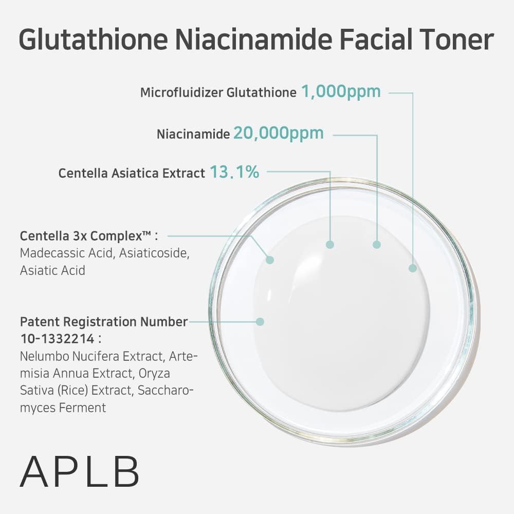 APLB Glutathione Niacinamide Facial Toner | LIPO GLUTA NIAC 