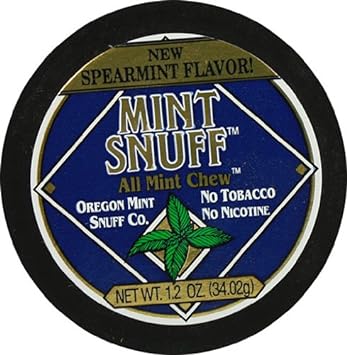  Oregon Mint Snuff Co. - Mint Snuff All Mint Chew - Spearmin