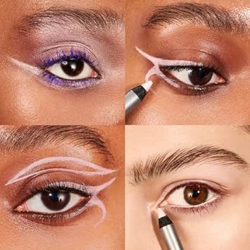 Wonderskin 1440 Longwear Waterproof Eyeliner Pencil, Pink Pencil Eyeliner, Smudge Proof Eye Liner (Icing)