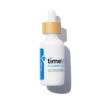 Timeless Skin Care Hyaluronic Acid 100% Pure Serum - 1  - Powerful Formula to Rehydrate Skin & Boost Moisture Levels + Relieves Appearance of Skin Tightness - Recommended for All Skin Types