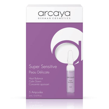 arcaya Super Sensitive Facial Ampoule | For Soothing Sensitive Irritated Skin 5 ampoules of 2 | .07