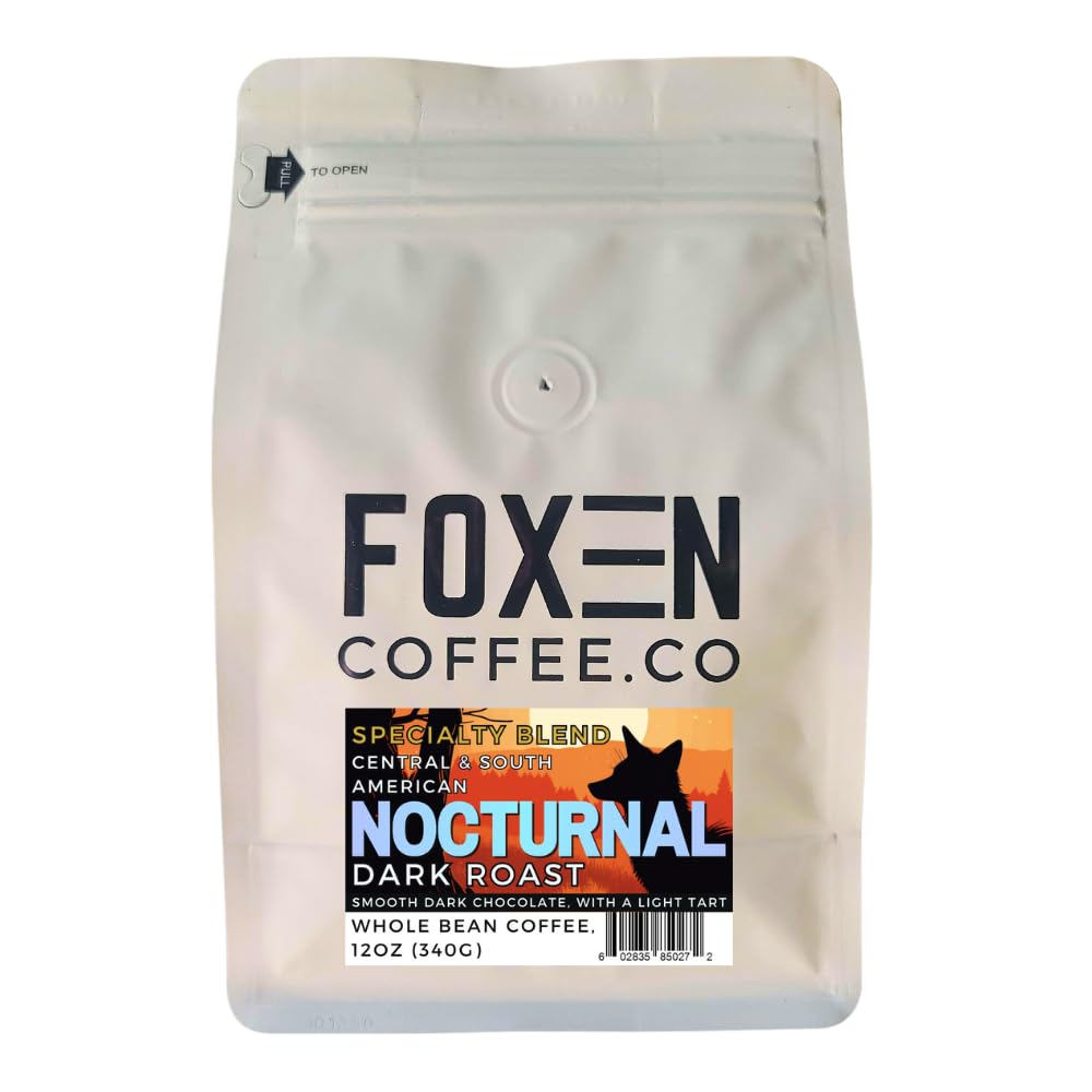 Foxen Coffee Nocturnal Blend, Whole Bean, Dark Roast