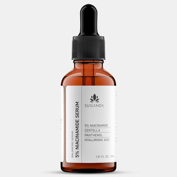 Suganda 5% Niacinamide Face Serum | Skin Clarifying Anti Acne Face Serum for Oily & Acne Prone Skin | Men & Women, 30