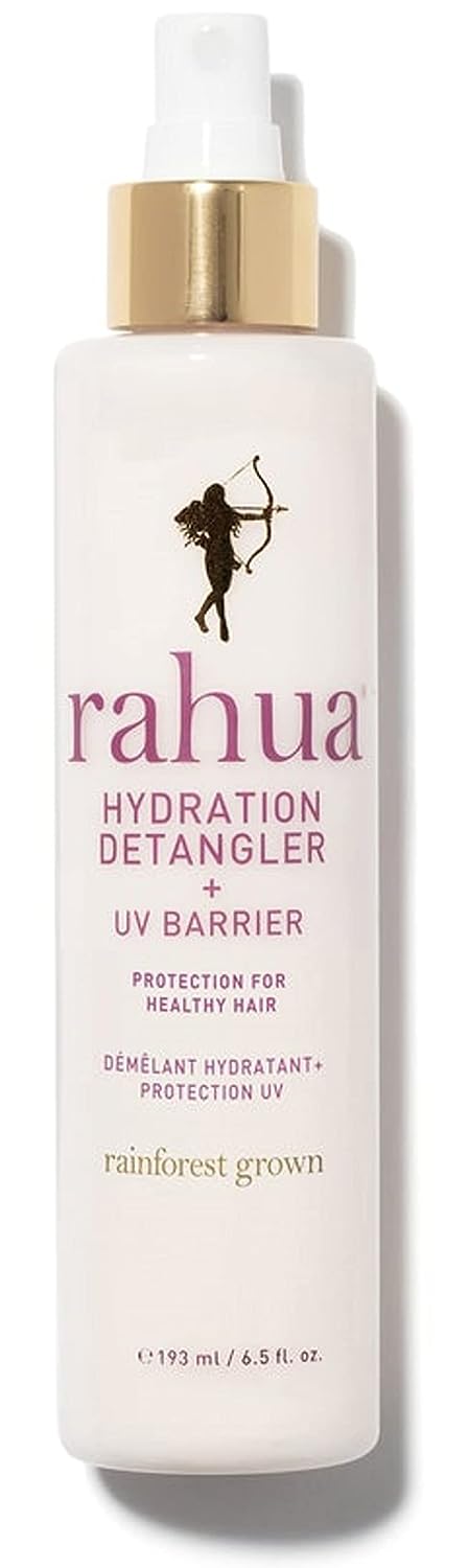 Rahua Hydration Detangler + UV Barrier, 6.5  , Moisturizing Formula Softens Hair, Smooths Frizz, Prevents Breakage and Damage, Creates Instantly Brushable Hair, Best for All Hair Types