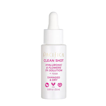 Pacifica Clean Shot Hyaluronic and owers 5 Percent Solution Unisex 0.8