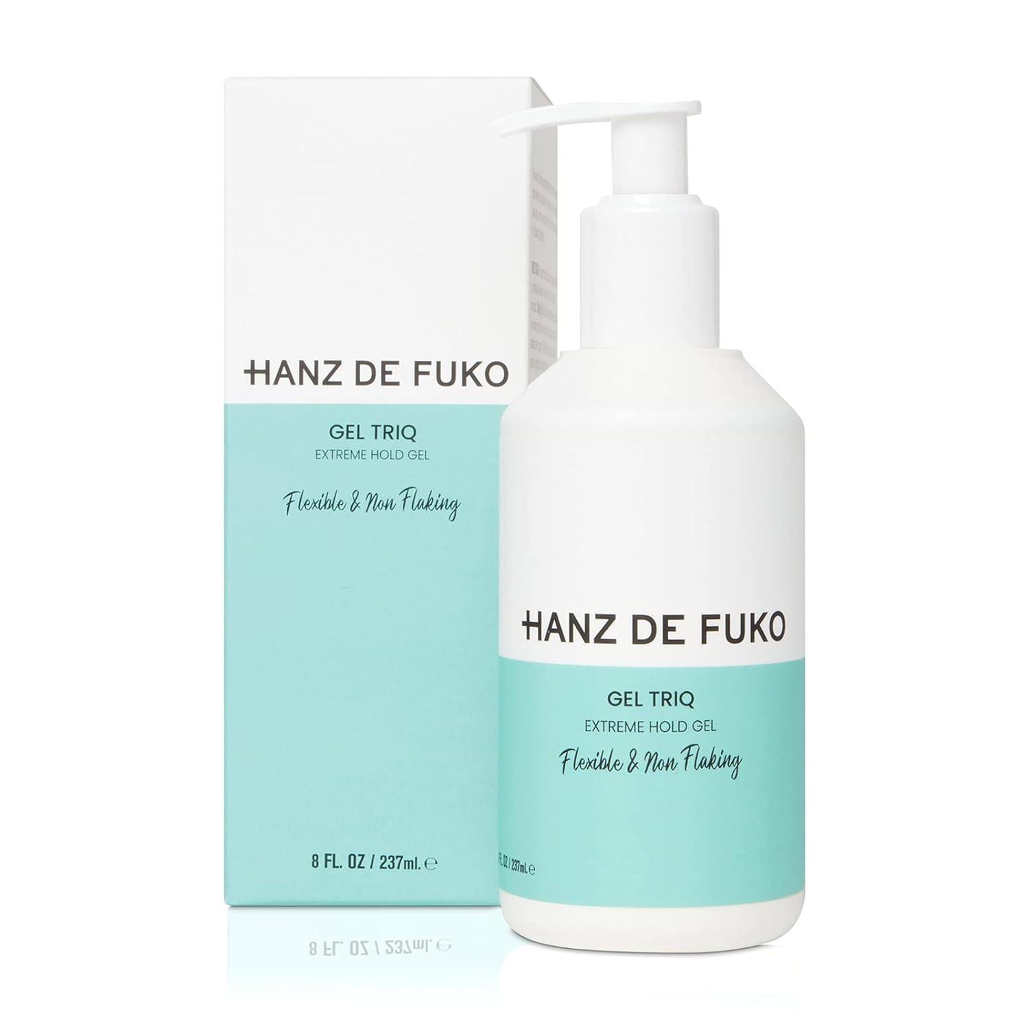 Hanz de Fuko Gel Triq – Premium Sugar Based Hair Styling Gel – Extreme Hold – exible and Non-aking Formula – 8