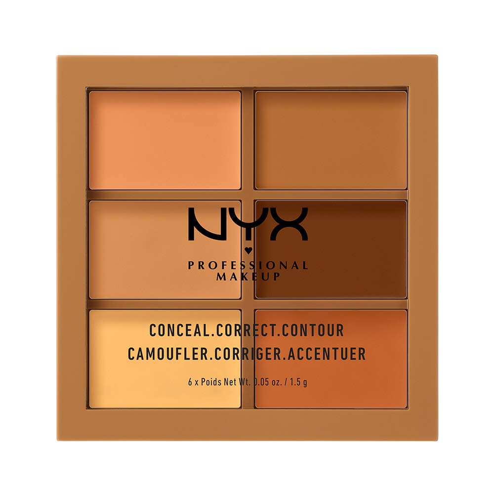 NYX PROFESSIONAL MAKEUP Conceal Correct Contour Palette, Deep, 0.05