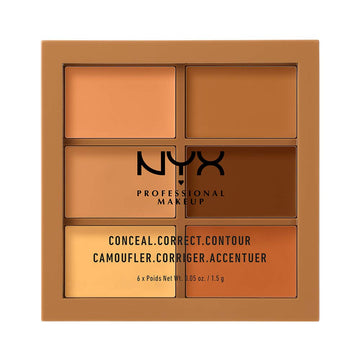 NYX PROFESSIONAL MAKEUP Conceal Correct Contour Palette, Deep, 0.05