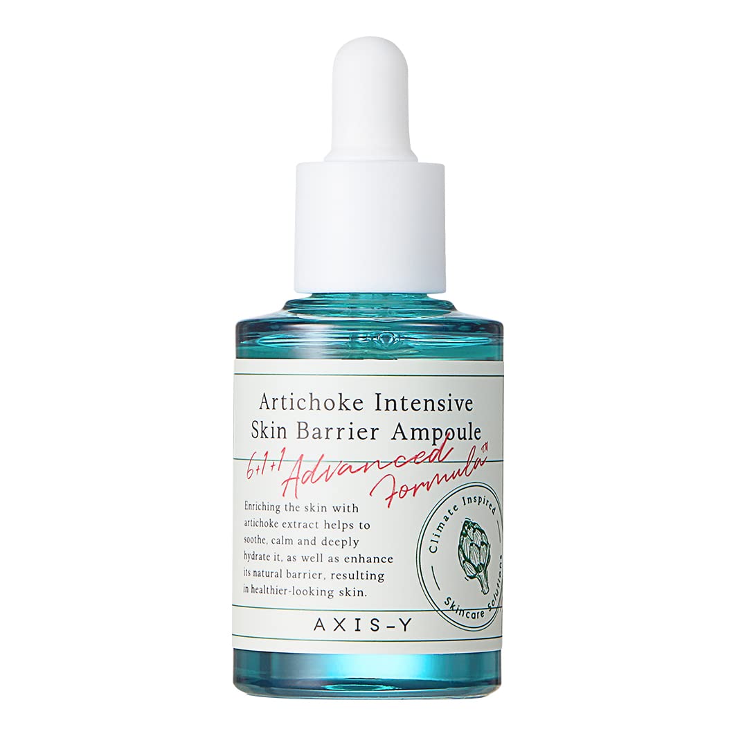 Axis-Y Artichoke Intensive Skin Barrier Ampoule 30  / 1.01 .  | Soothing Skin Serum Ampoule | Irritated Skin, Skin Barrier Treatment, Centella Asiatica, Korean Skincare