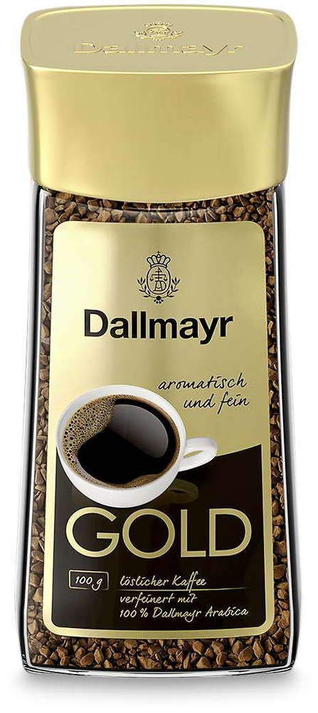 Instant Coffee Dallmayr Gold | Refined With Roasted Ground Coffee |  | Dallmayr | Germany