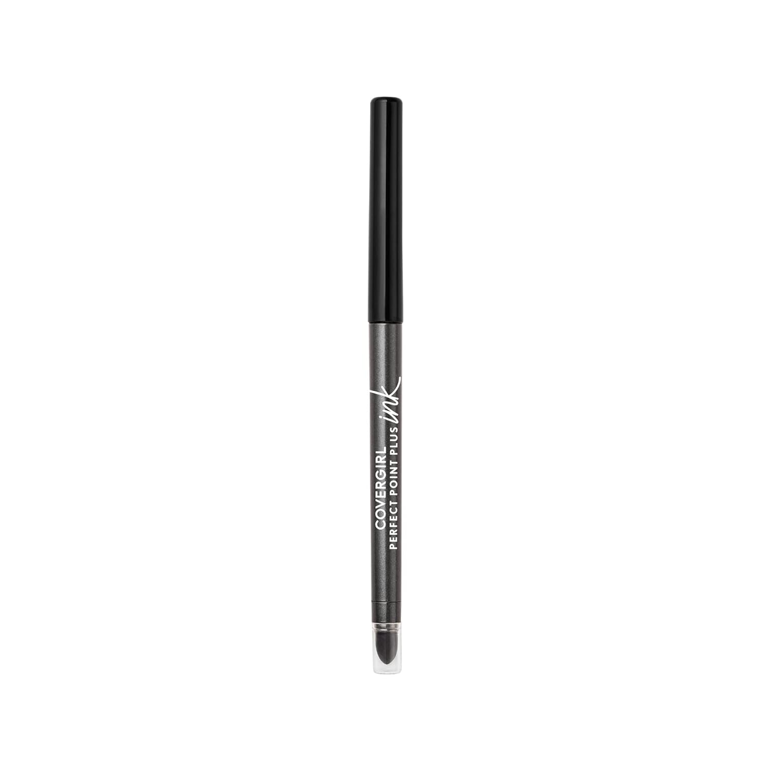 COVERGIRL Perfect Point Plus Ink Gel Eye Pencil, Pigmented, Long-Wearing, Vegan Formula, Metallic Slate 290, 0.01