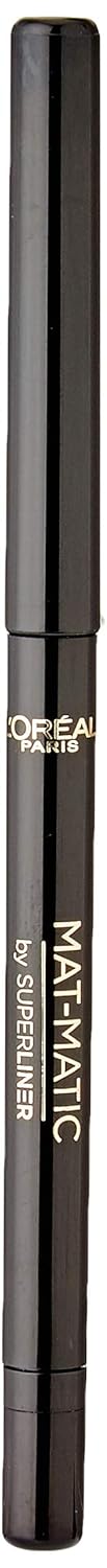 L'Oreal Paris Super Mat-matic Waterproof Eyeliner, Ultra Black, 0.017