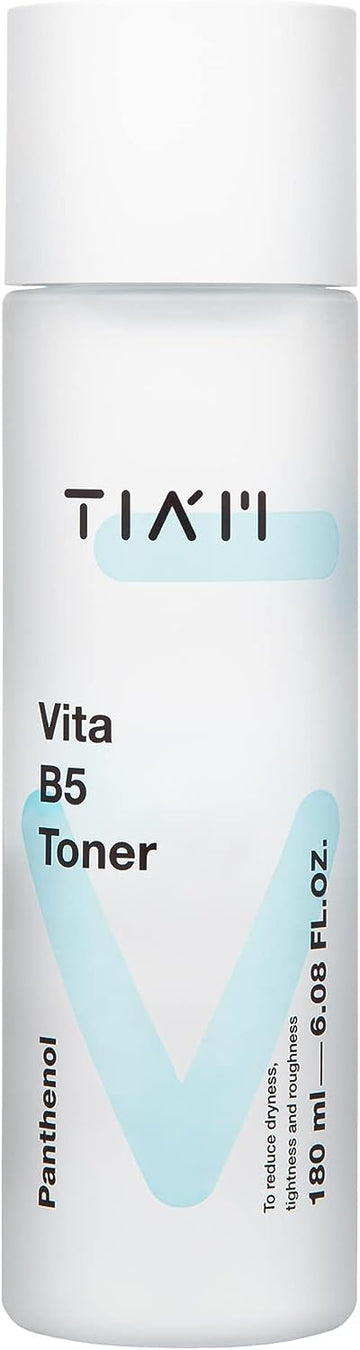 TIAM Vita B5 Toner, Deep Hydrating Toner Korean, Low pH Toner for Dry Sensitive Skin, Toner for Combination Skin, b5 Vitamin, Alcohol Free, Fragrance Free, 6.1