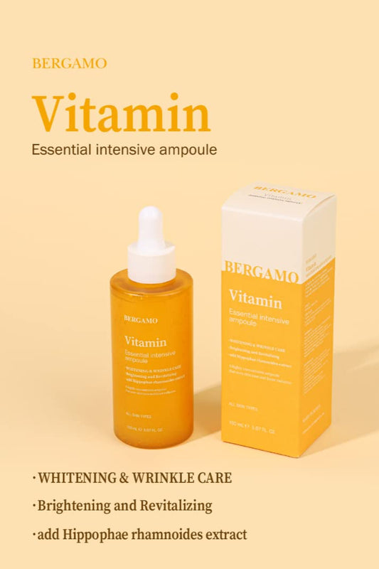 bergamo Essential Intensive Vitamin Serum/Ampoule 5.07 /150 | Made in Korea K Beauty Korean Skin Care Wrinkle Care Skin Brightening