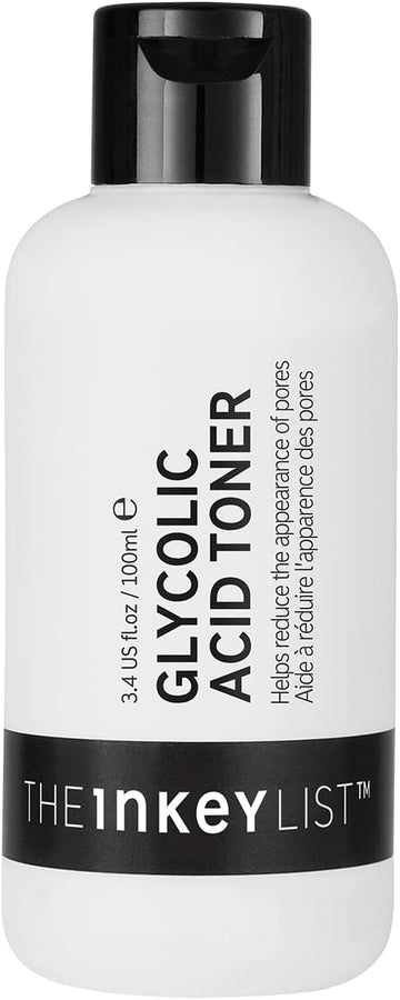 The INKEY List Glycolic Acid Toner, Exfoliator to Reduce Pore Size, Blur Fine Lines and Even Skin Tone, 3.38